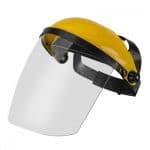 Ratchet Headgear Head and Face Shield Protection with Clear Visor