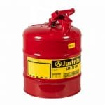 Justrite Type I Steel Safety Can, 5 Gallon
